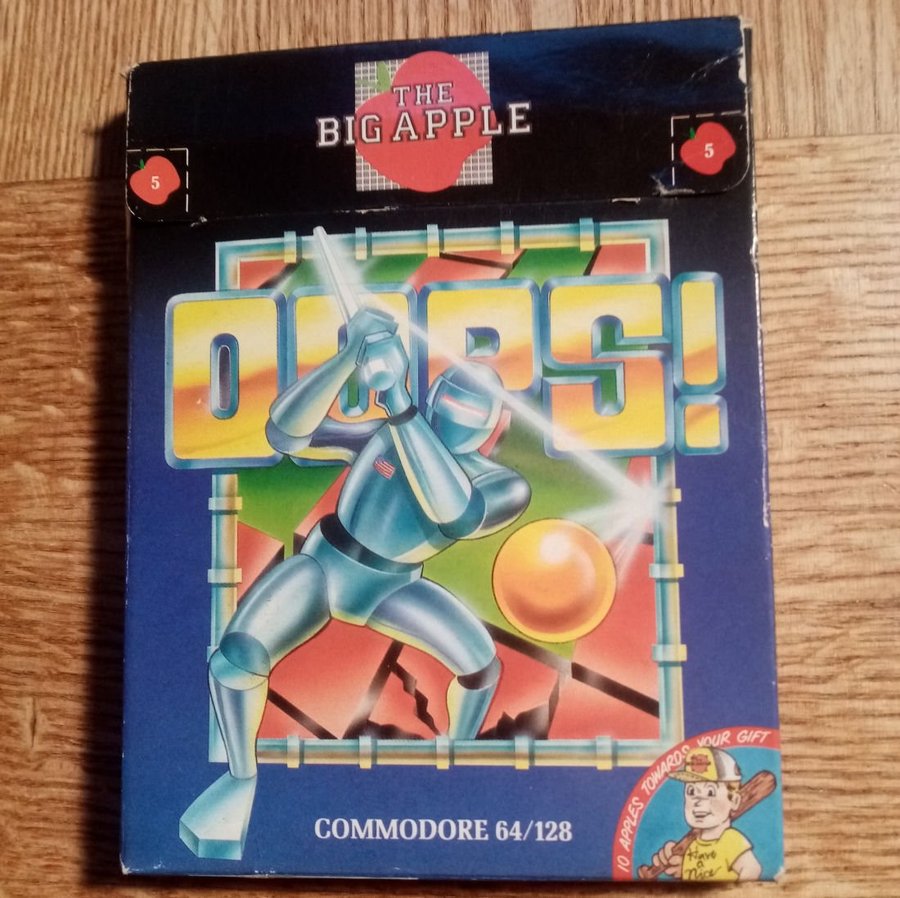 Oops! (Big Apple Entertainment) ->TESTAD<- Commodore 64 / C64 Spel