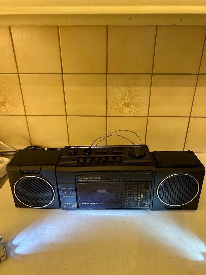 Kassett och Radio Mark