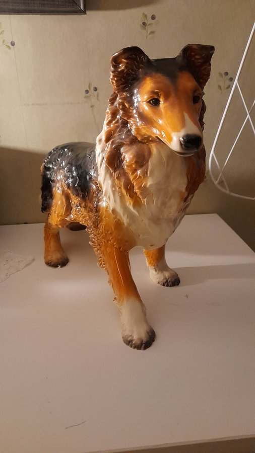 Porslinsfigur Collie