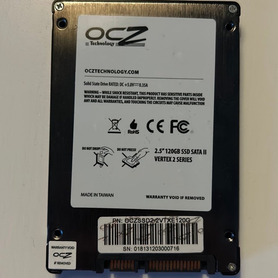 OCZ Vertex 2 120GB SSD