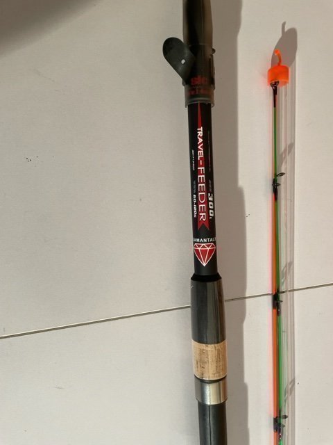 DIAMMANT CARP TELESKAP TRAVEL-FEDDER CARBON 3.90 METER VÄGER 0,440GRAM