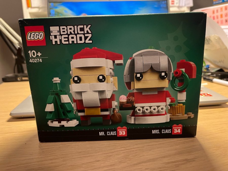 LEGO BrickHeadz 40274 Jultomten  Fru Jultomten