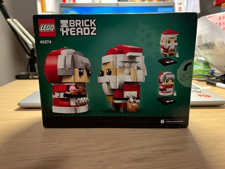 LEGO BrickHeadz 40274 Jultomten  Fru Jultomten