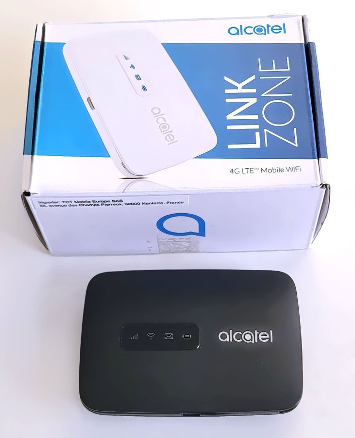 Alcatel Link Zone 4G LTE Mobile WiFi = Batteridriven router/ modem till 4G-nätet