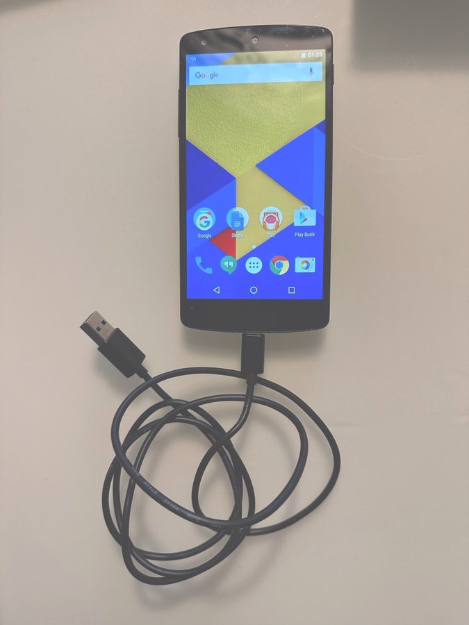 Google Nexus 5, begagnad, vit