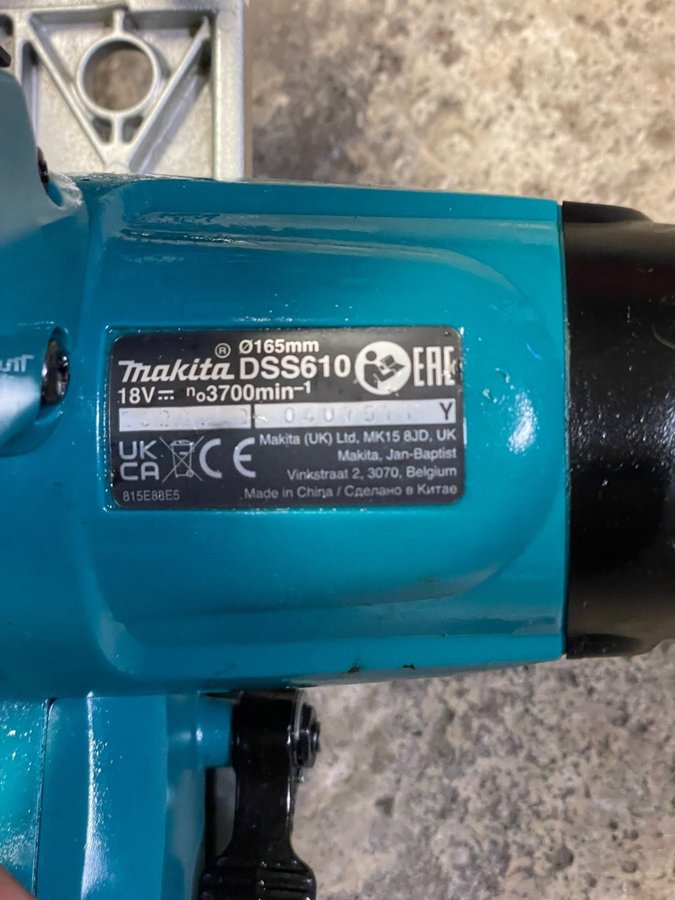 Makita DSS610 18V cirkelsåg