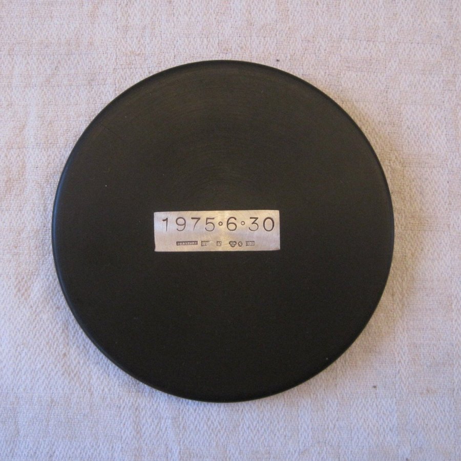 COASTER Perstorp isolit silver underlägg, designer Tiddit Wendt **retro 1970 tal