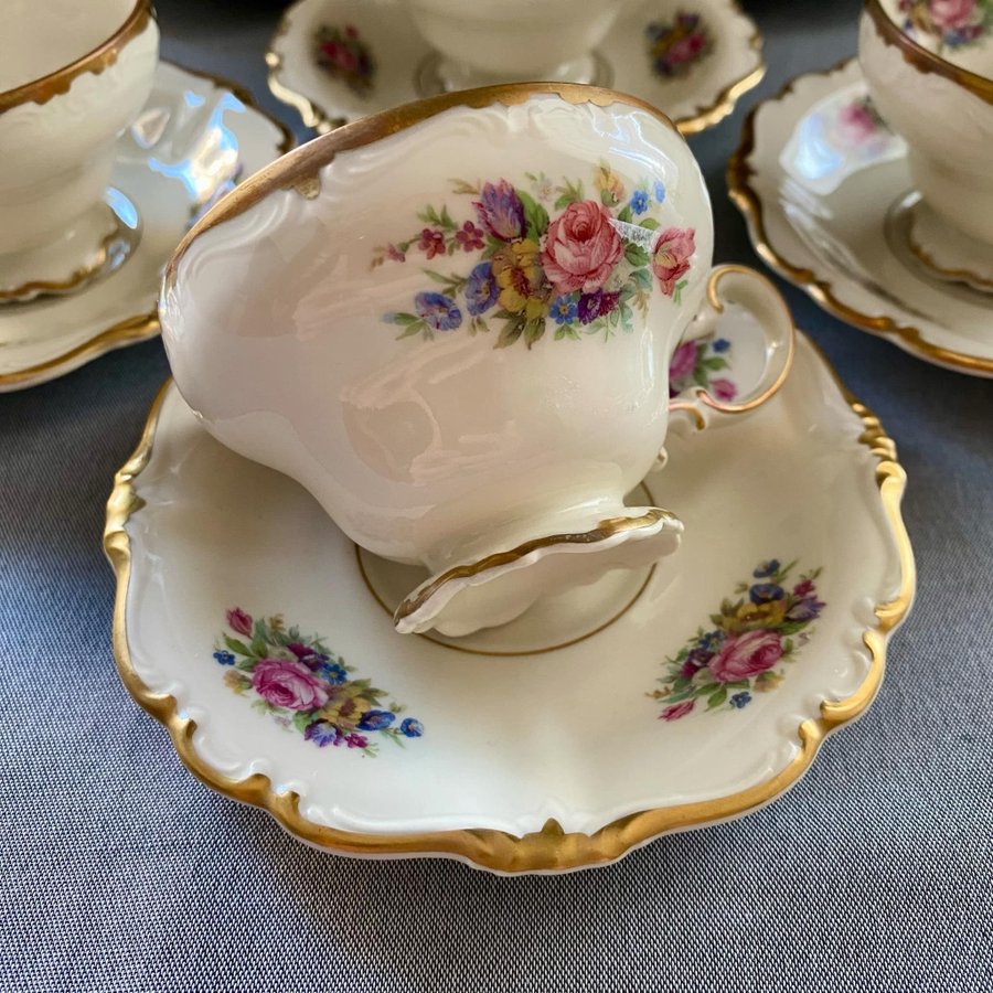 Rare Rosenthal Pompadour med guld kanten