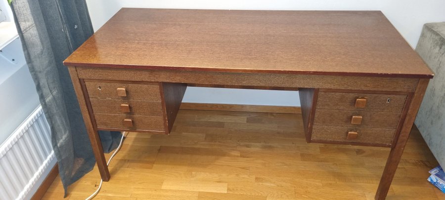 Skrivbord i teak - Domino Møbler, Danmark, 1950/60-tal