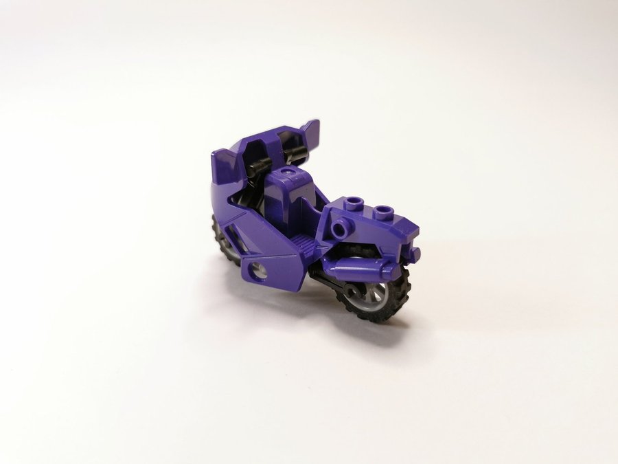 Lego - fordon - motorcykel - lila