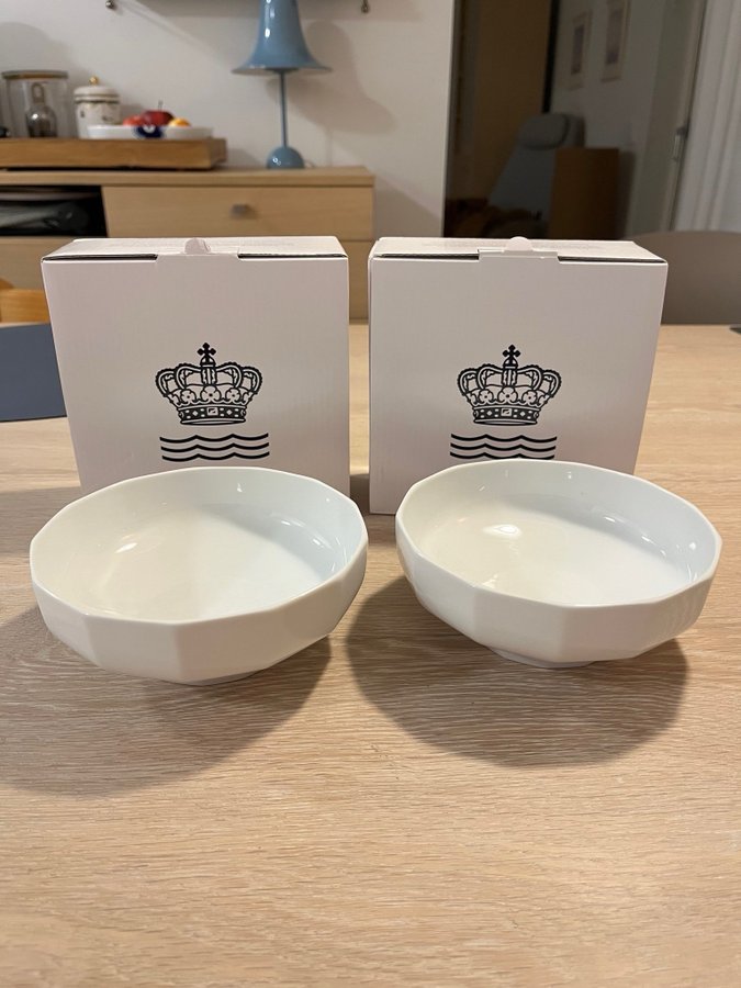 Royal Copenhagen små skålar Ø 14 cm (2 st) NYA