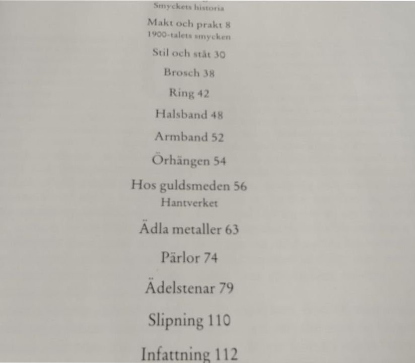 Smycke Boken Magdalena Ribbing med Bolin Hans råd