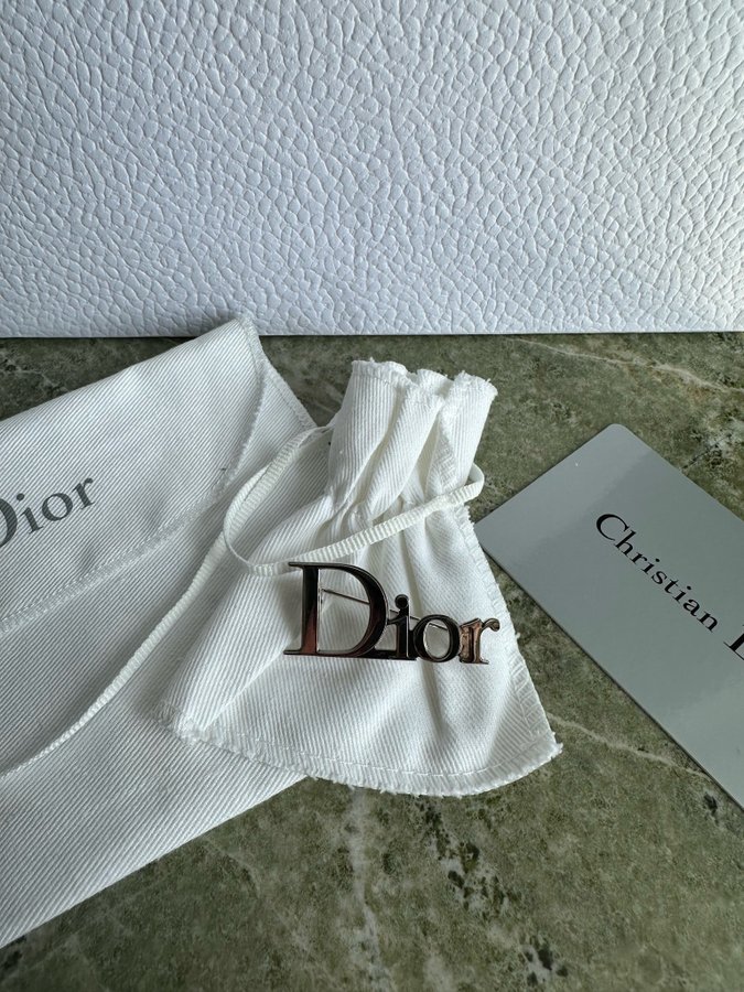 DIOR Brosch silver HELT NY