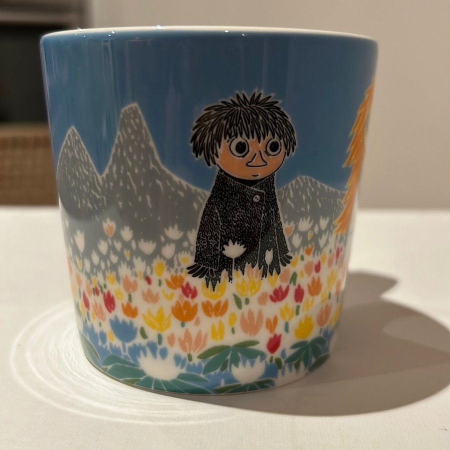 Moomin mugg vänskap muminmugg med etikett