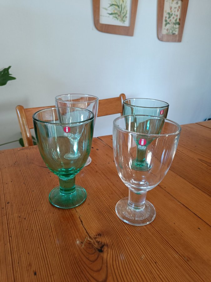 4 st Iittala Verna Vinglas Kerttu Nurminen