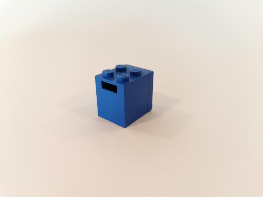 Lego - brevlåda - lucka - SOLID - space - 4345a/4346 - blå