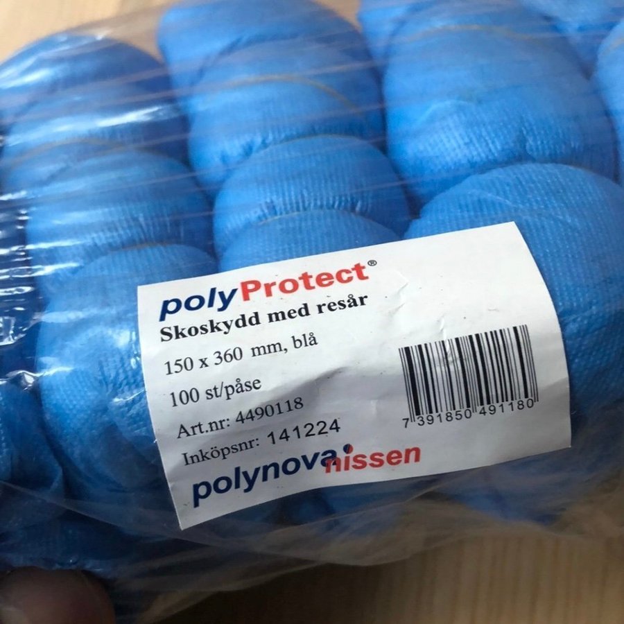 polyprotect skoskydd med resår 50 st halva påsen