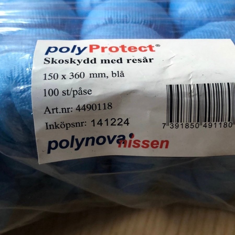 polyprotect skoskydd med resår 50 st halva påsen