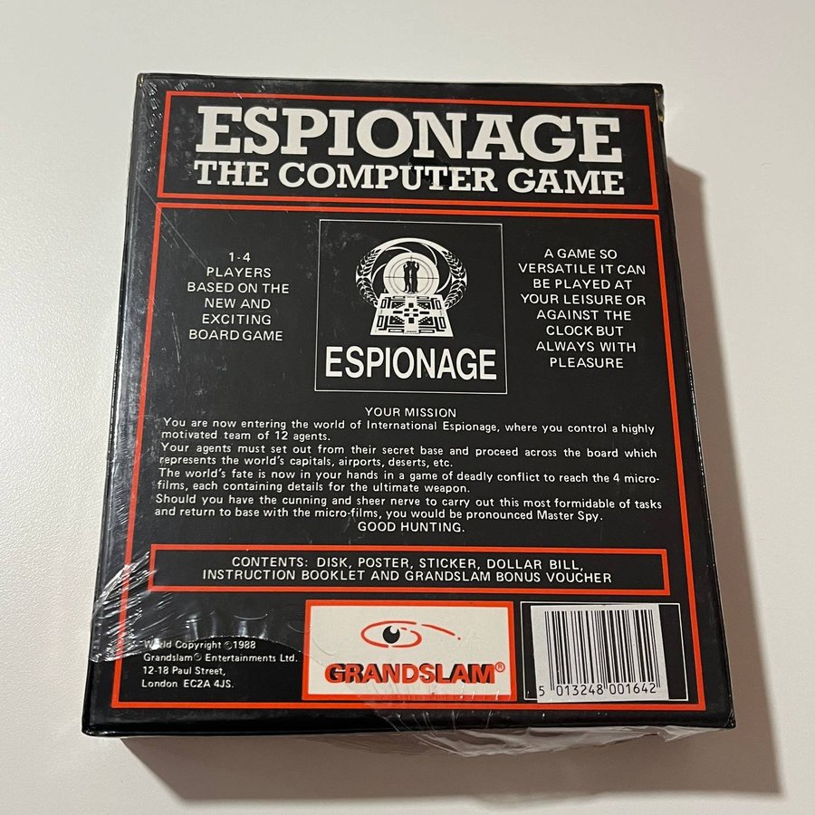 Espionage - The computer game - NY OCH INPLASTAD - Atari ST