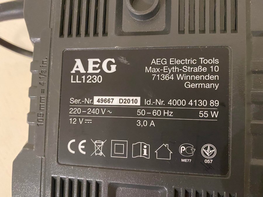 AEG LL1230 Battery Charger