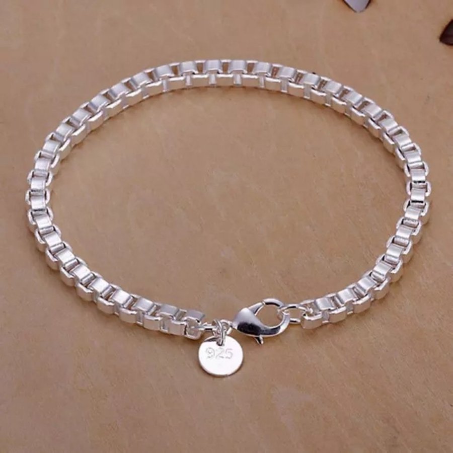 ARMBAND STERLING SILVER 925 KLAPP