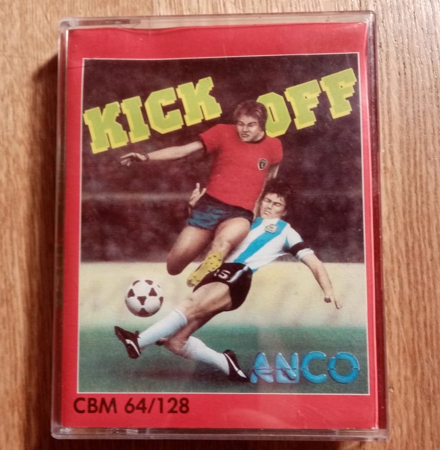 Kick Off (Anco Software) ->TESTAD<- Commodore 64 / C64 Spel