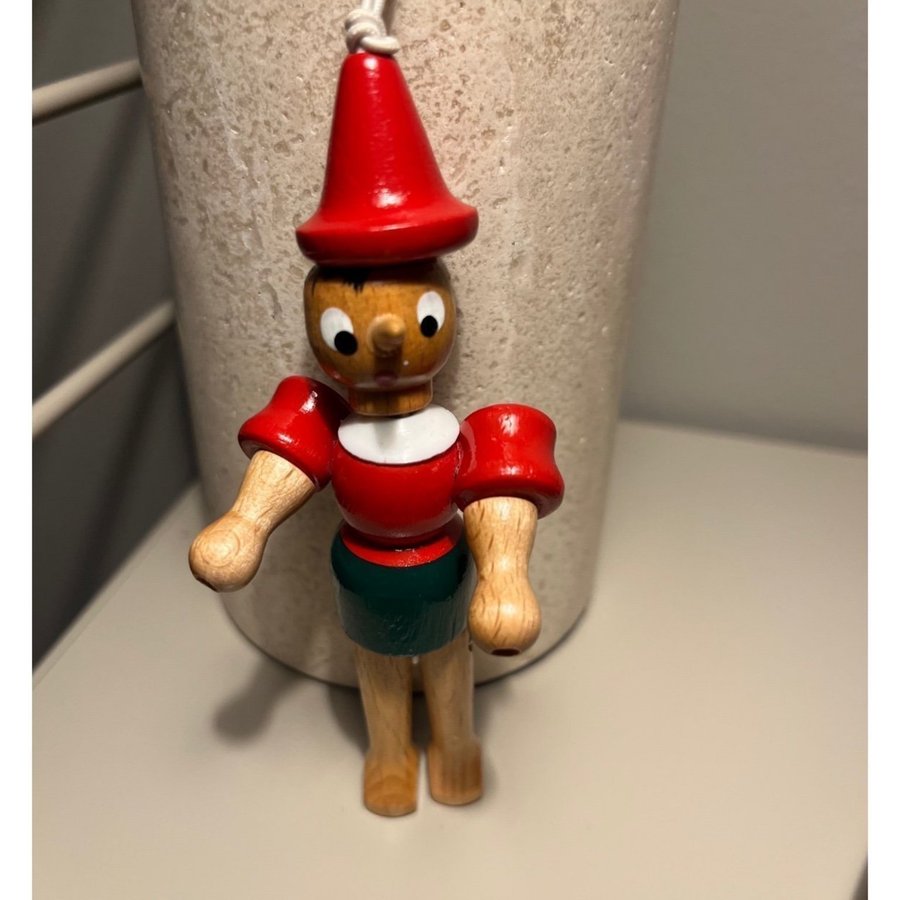 FIGUR GICO Pinocchio Italy trä 1950/60-tal Retro