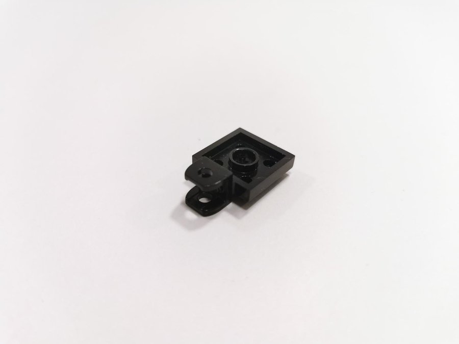 Lego - plate - koppling - hona - 2x2 - part 63082 - svart