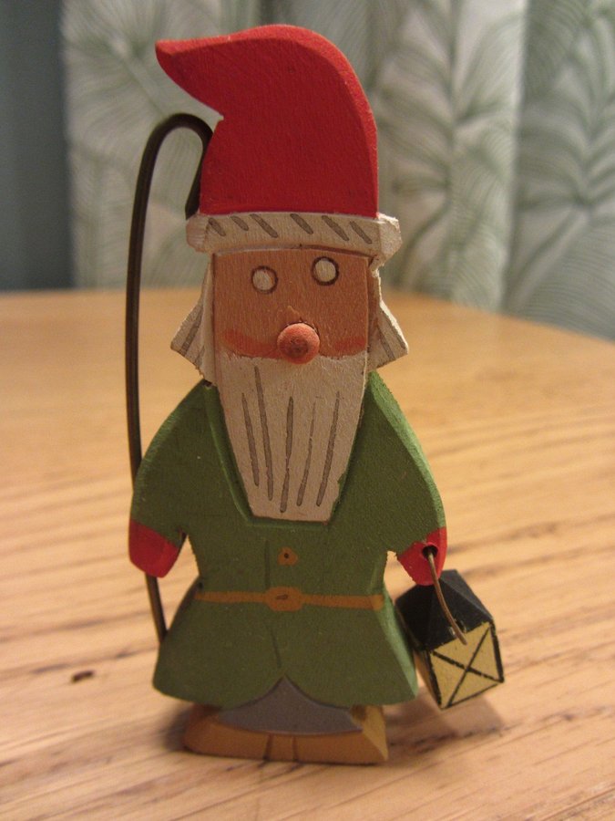 5del Träfigurer Släde Trä Figurer Tomte Trätomte MIX Jul Blandade Julsaker