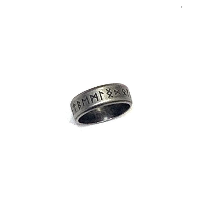 Viking Rune Ancient Ring för herrmode