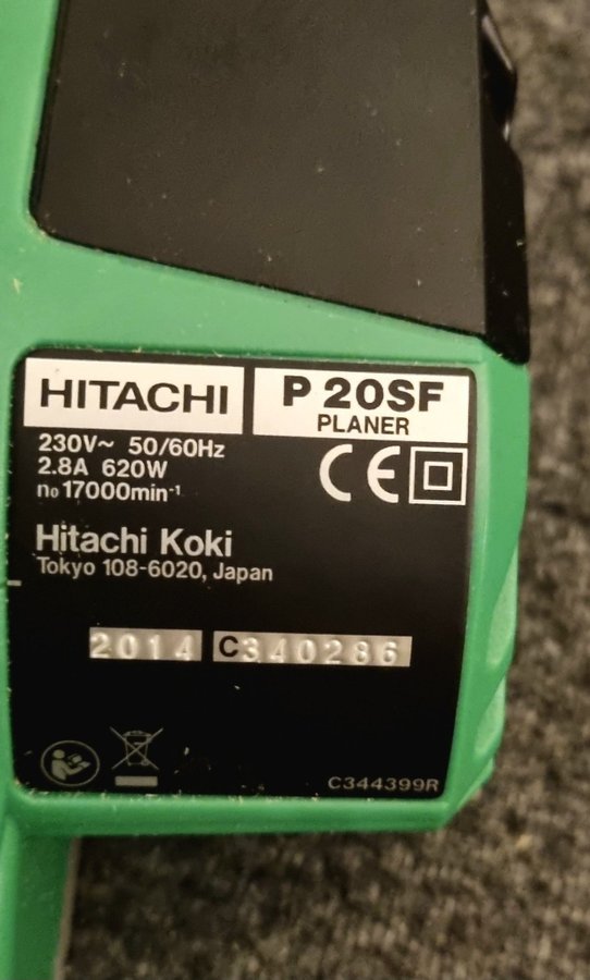 Hitachi P 20SF Hyvel 82mm