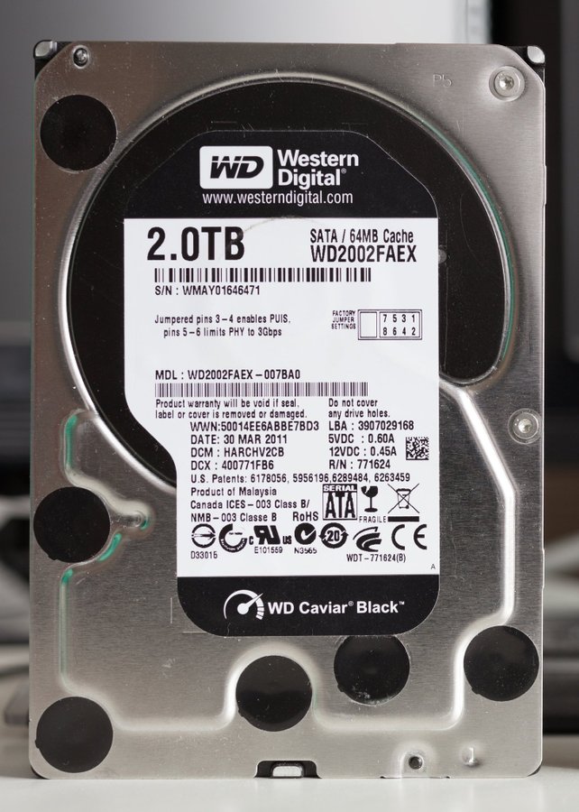 WD 2TB Black SATA