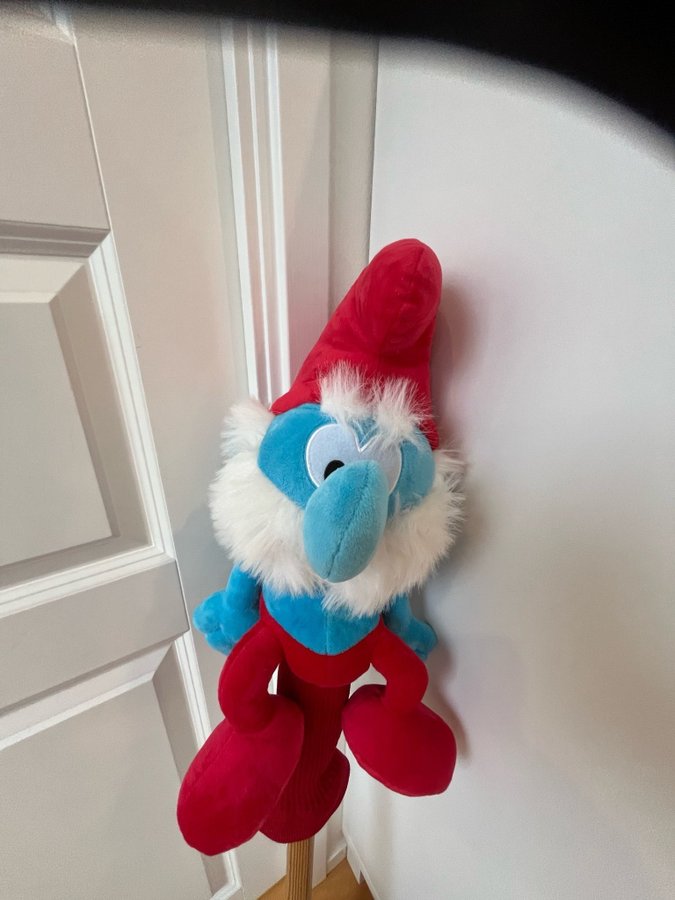 Stor Smurf Plyschfigur