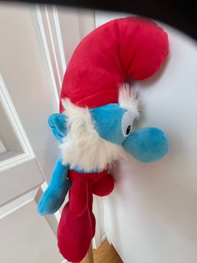 Stor Smurf Plyschfigur