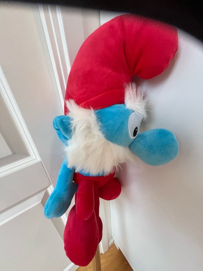 Stor Smurf Plyschfigur