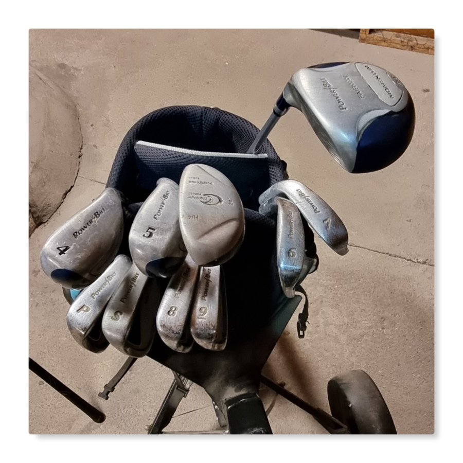 Komplett Golfset Dam - Blå/Svart Bag - Callaway Driver