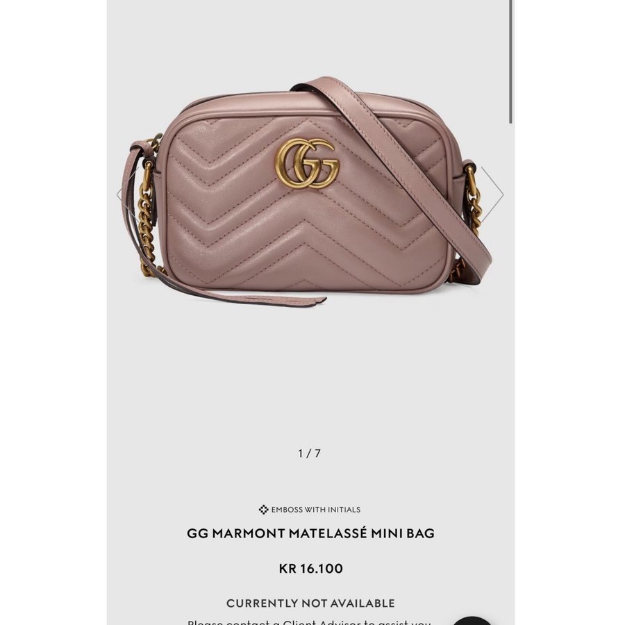 Gg marmont matelassé mini bag dusty pink on sale