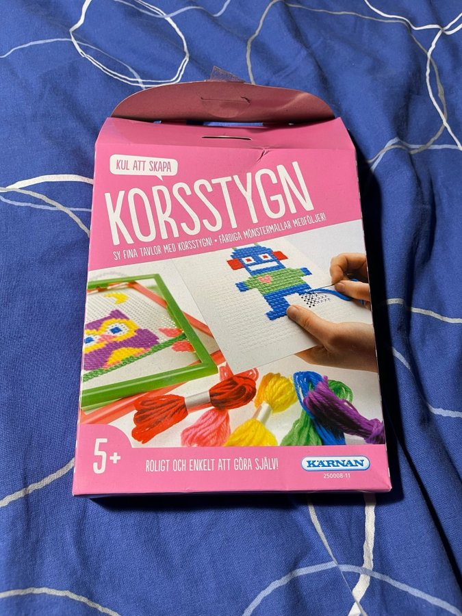 Korsstygn set för barn