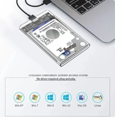 CoolFish USB 3.1/Typ C 2,5 tum SATA SSD Extern hård