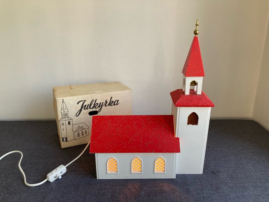 Julkyrka Eskilstorps slöjdindustri vintage retro