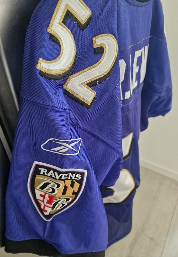 Ravens NFL Reebook Jersey Matchtröja Amerikansk Fotboll