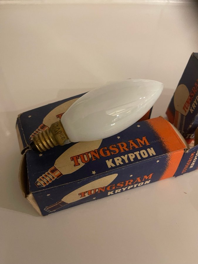 Tungsram Krypton glödlampor 7 st nos