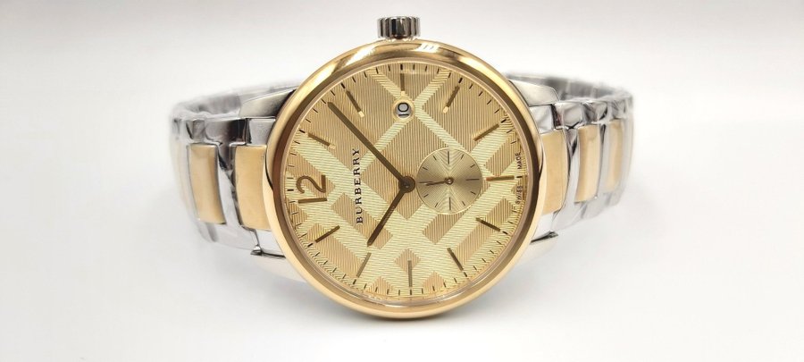 Burberry classic Herenhorloge - Goud/Zilver