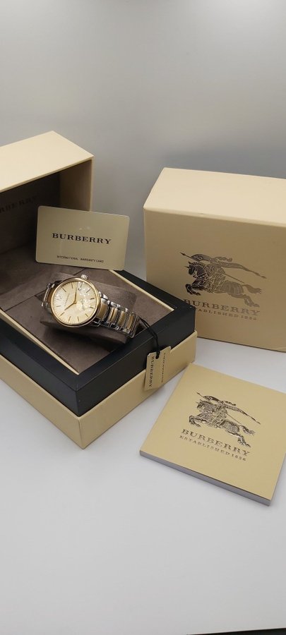 Burberry classic Herenhorloge - Goud/Zilver