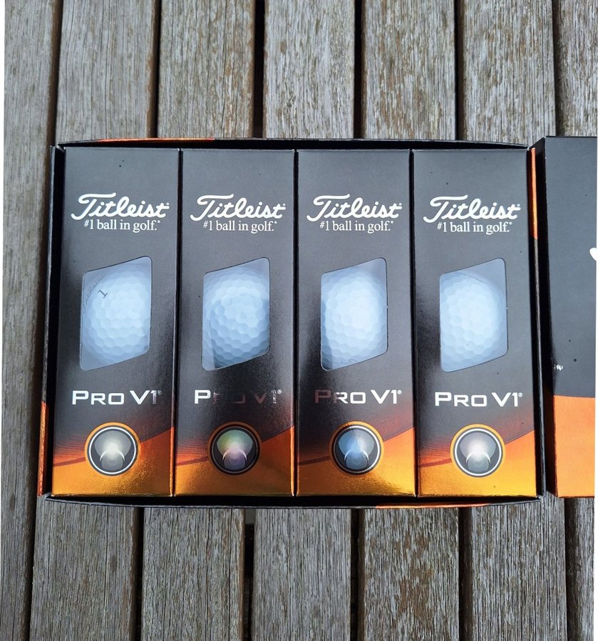 Dussin Titleist Pro V1 Golfbollar