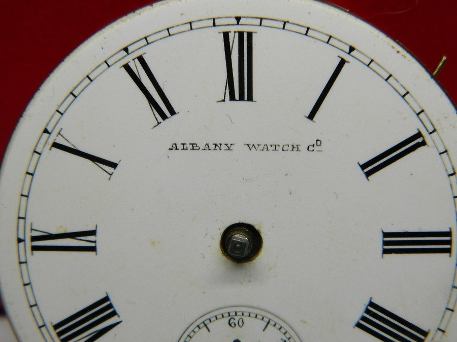 ALBANY Watch Co. / Montilier Watch Co. SA c.1891 Swiss American Urverk / mvmt