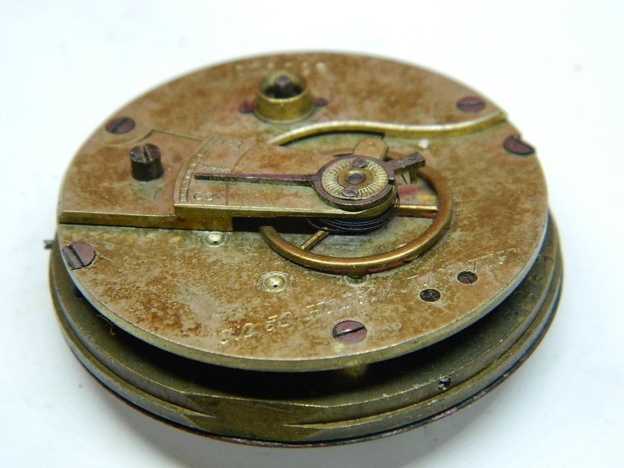 ALBANY Watch Co. / Montilier Watch Co. SA c.1891 Swiss American Urverk / mvmt