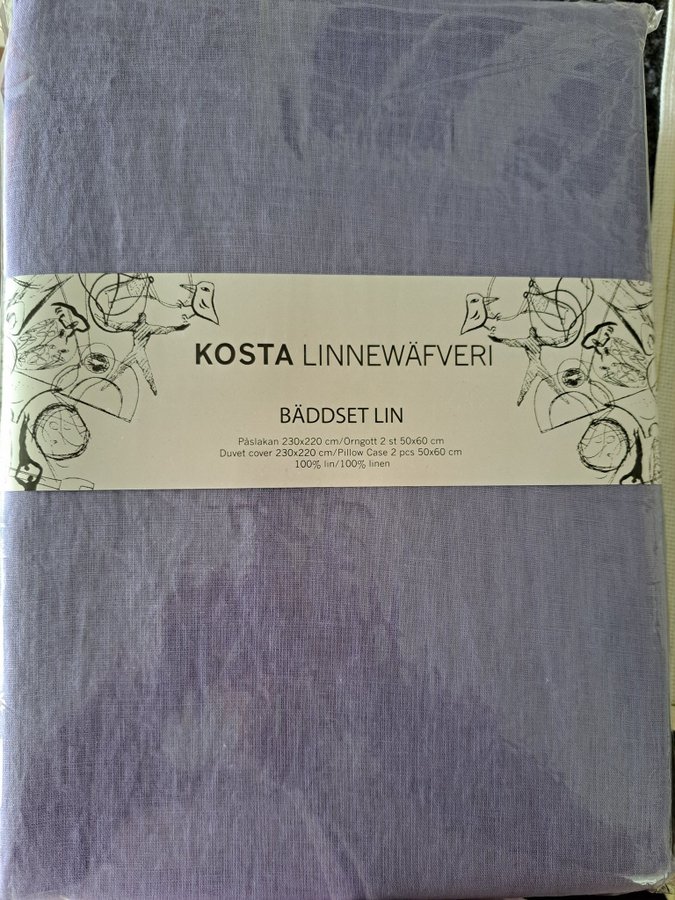 Bäddset Lin Kosta Linnewäfveri