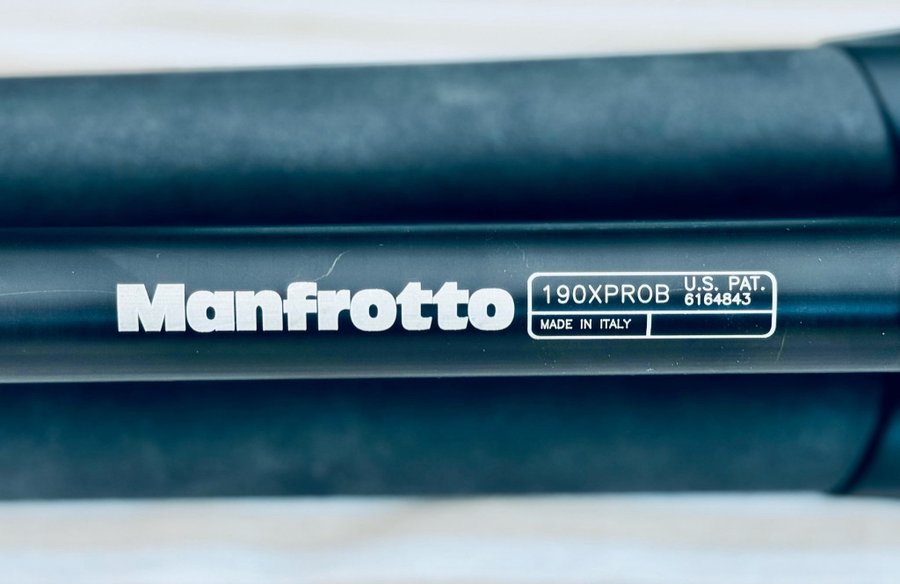 Manfrotto 190XPROB stativ med 322RC2 kulledshandtag