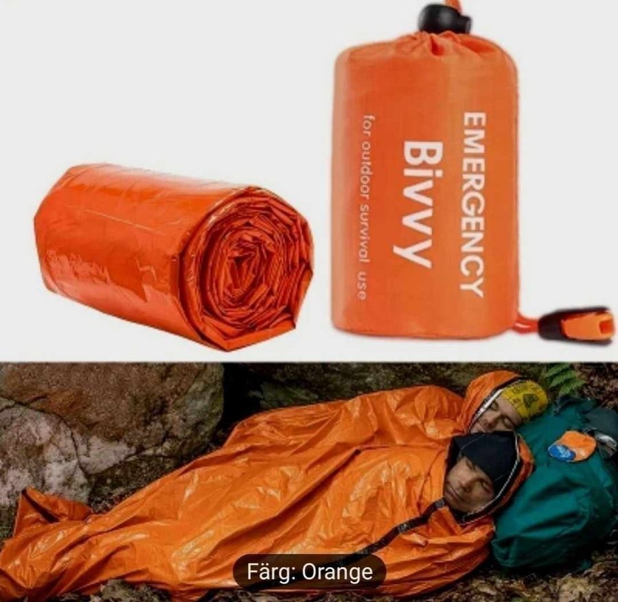 Emergency bivvy nöd sovsäck (NY )